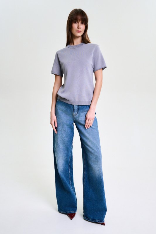 Футболка вязаная GREY